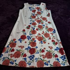 Vintage Floral Sheath Dress